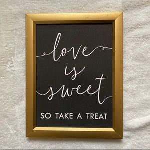 Wedding✨/Special Occasion Sign, Black & Gold